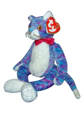 Ty Beanie Baby Kooky the Cat DOB October 24, 2000 With Tags
